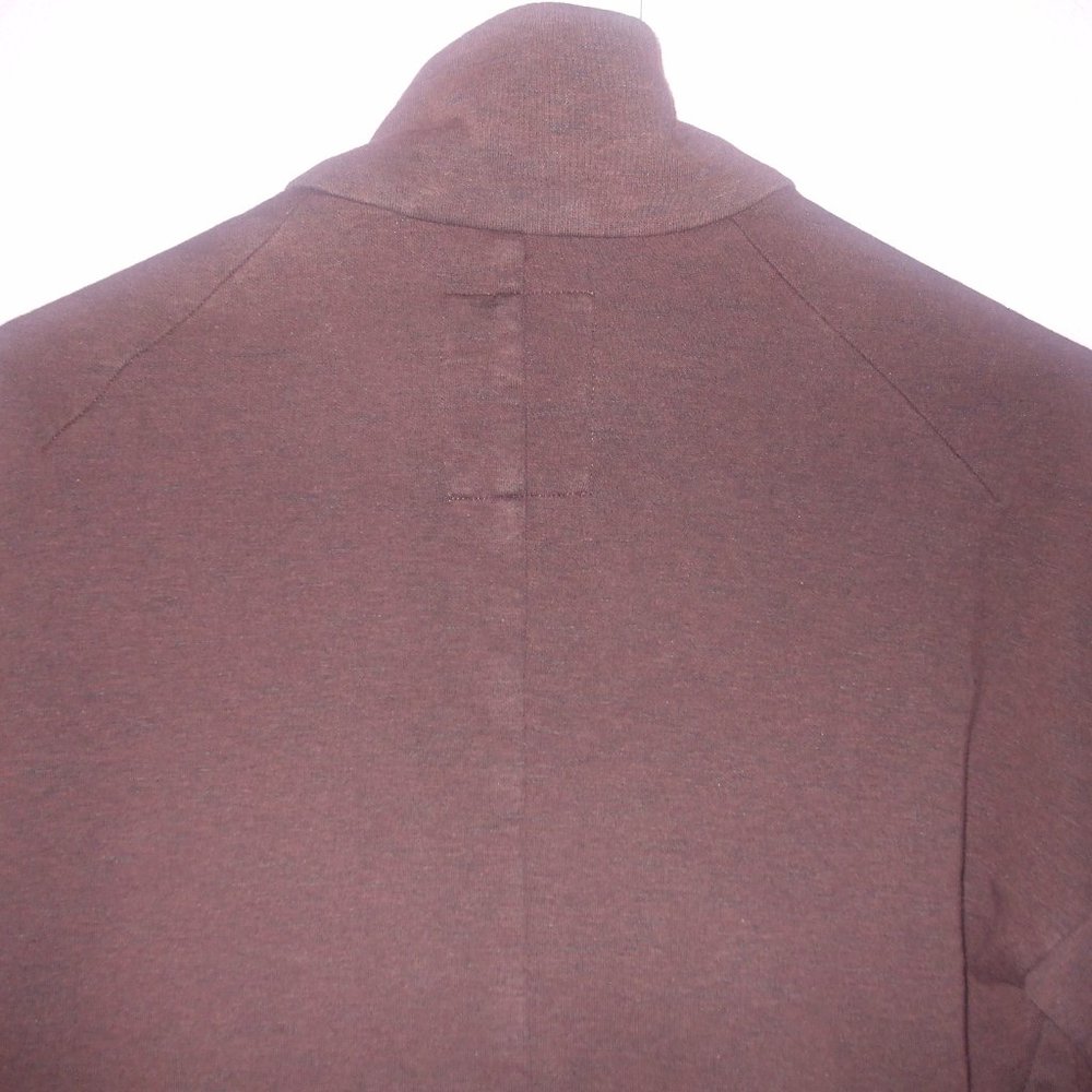 Adidas Stella McCartney Jacket Asymmetrical Burgundy Plum Heartracer Cross-fit - Picture 13 of 16